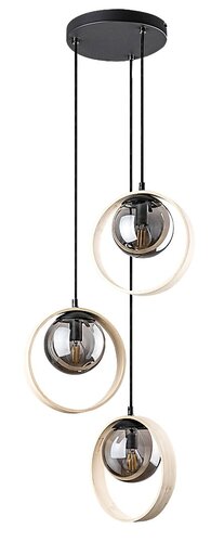 Lustra suspendata Peyton, fag, 1xE14, IP20, Rabalux, 72063