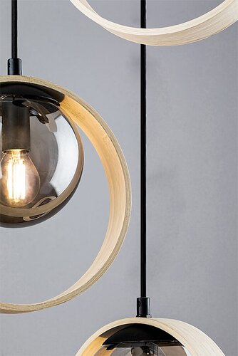 Lustra suspendata Peyton, fag, 1xE14, IP20, Rabalux, 72063