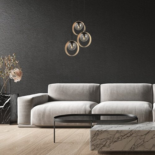 Lustra suspendata Peyton, fag, 1xE14, IP20, Rabalux, 72063