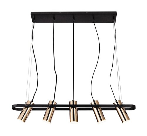 Lustra suspendata LED Raven, auriu, 25W, 2000lm, 3000K, IP20, Rabalux, 6430