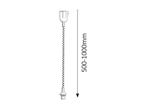 Suspensie Rolly, bronz, 1xE27, IP20, Rabalux, 9923