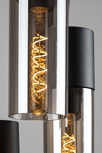 Lustra suspendata Ronno, negru, 4xE27, IP20, Rabalux, 72054