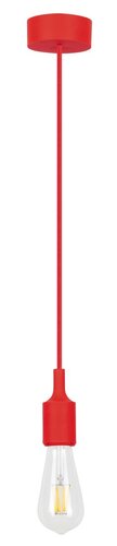 Lustra suspendata Roxy, rosu, 1xE27, IP20, Rabalux, 1414