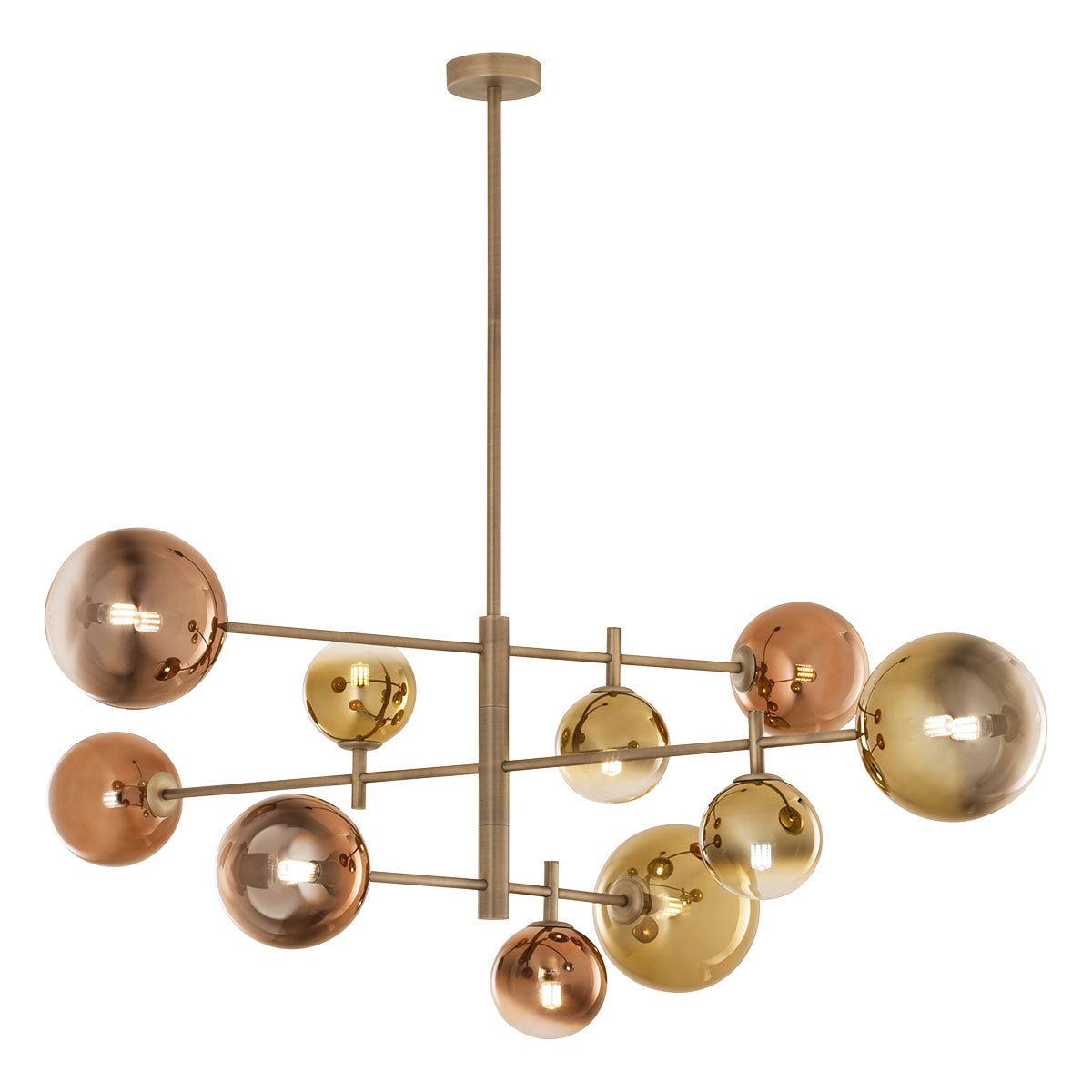 Lustra Roy, alama antica patinata, 10XG9, IP20, Redo, 01-2781