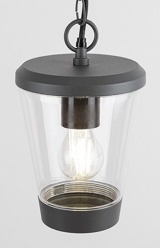 Lustra suspendata exterior Savano, antracit, 1 X E27, IP44, Rabalux, 7268