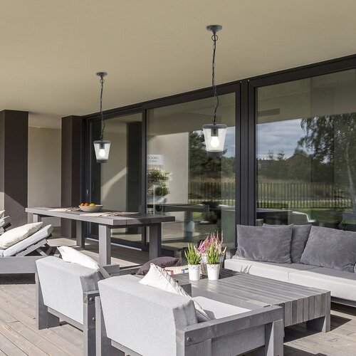 Lustra suspendata exterior Savano, antracit, 1 X E27, IP44, Rabalux, 7268