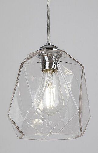 Lustra suspendata Shivani, crom, 1xE27, IP20, Rabalux, 72012