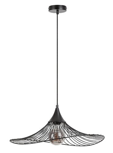 Lustra suspendata Sombero, negru mat, 1xE27, IP20, Rabalux, 72004