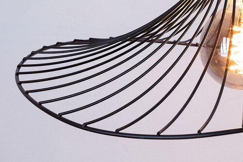 Lustra suspendata Sombero, negru mat, 1xE27, IP20, Rabalux, 72004