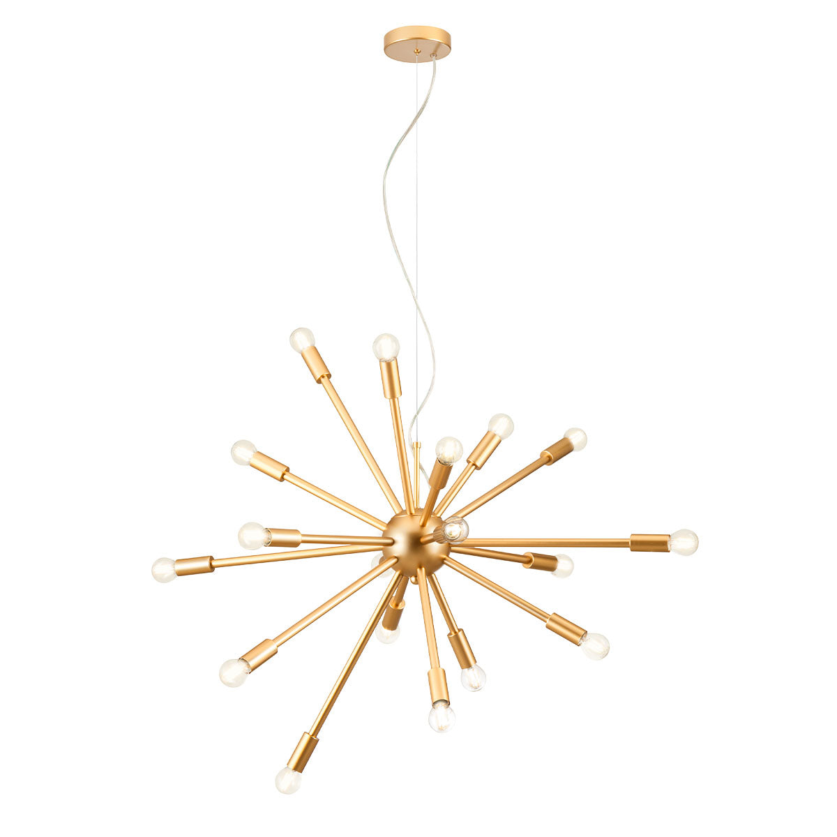 Lustra suspendata Stellar, auriu, 18xE14, Redo, 01-2935