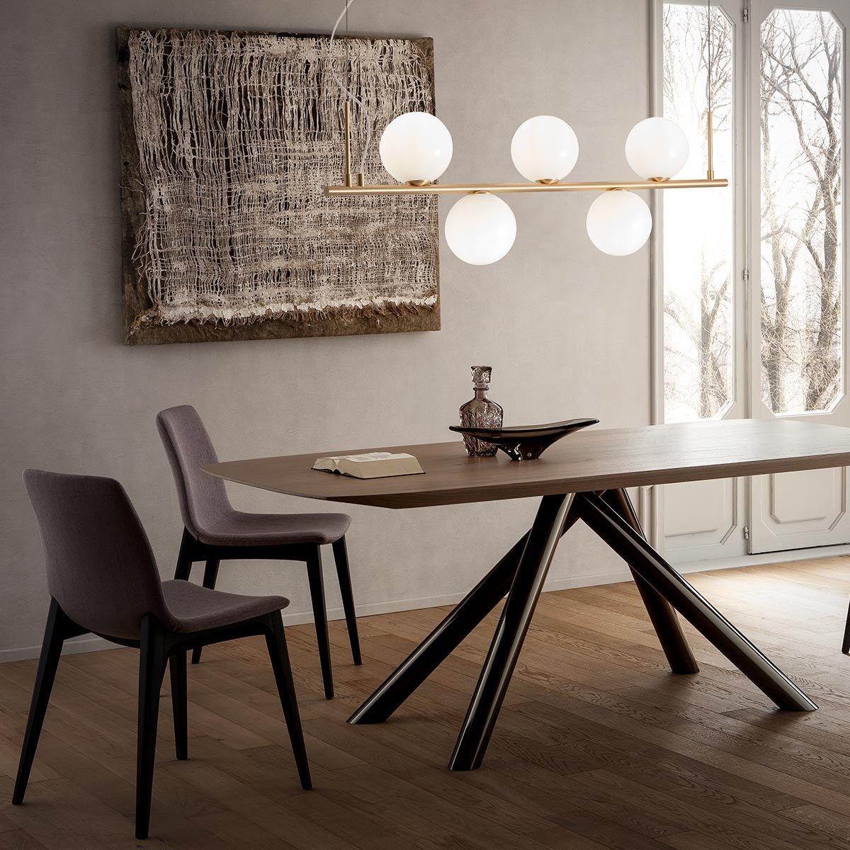 Lustra Talis, bronz, 5XE14, IP20, Redo, 01-1635