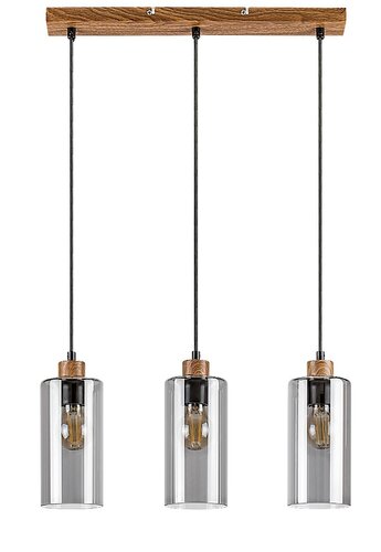 Lustra suspendata Tanno, stejar, 3xE27, IP20, Rabalux, 72123