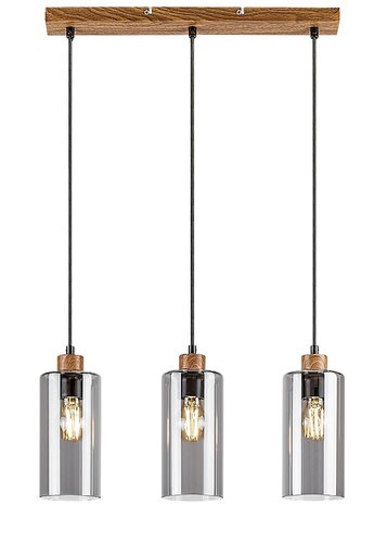 Lustra suspendata Tanno, stejar, 3xE27, IP20, Rabalux, 72123