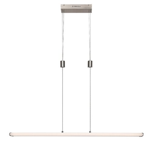 Lustra suspendata LED Temperius, crom satin, 24W, 1415lm, 3000K, RGB, WiFi, IP20, Rabalux, 72011