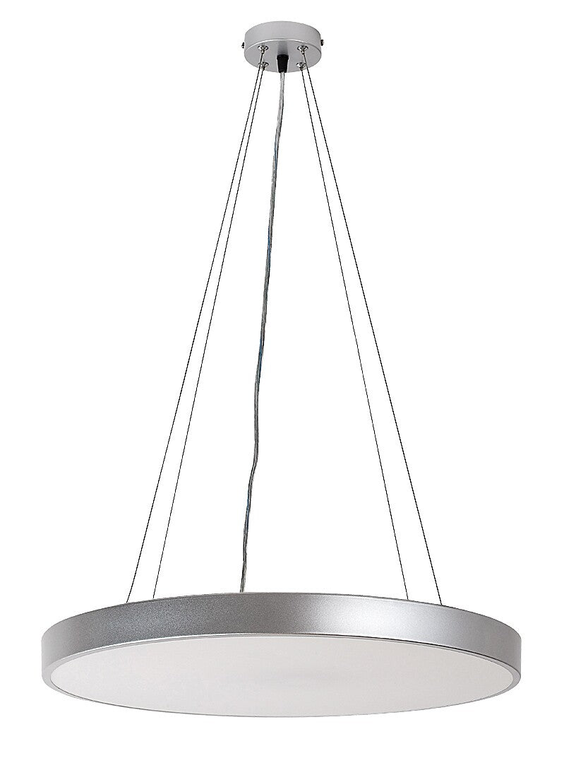 Lustra suspendata LED Tesia, argintiu, 60W, 3500lm, 3000-6000K, IP20, Rabalux, 71042