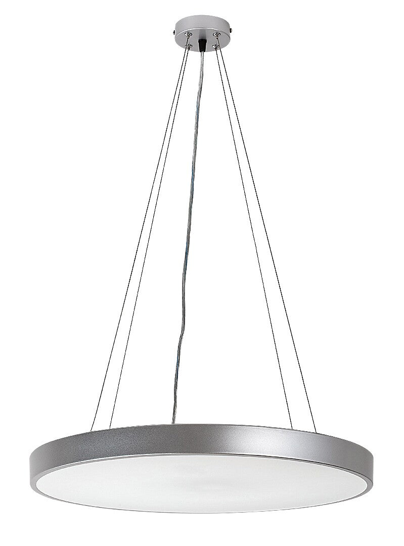 Lustra suspendata LED Tesia, argintiu, 60W, 3500lm, 3000-6000K, IP20, Rabalux, 71042