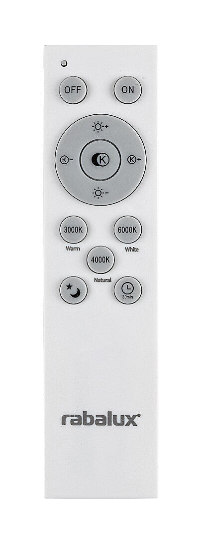 Lustra suspendata LED Tesia, argintiu, 60W, 3500lm, 3000-6000K, IP20, Rabalux, 71042