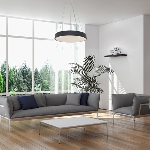 Lustra suspendata LED Tesia, negru, 60W, 2700lm, 3000-6000K, IP20, Rabalux, 71041