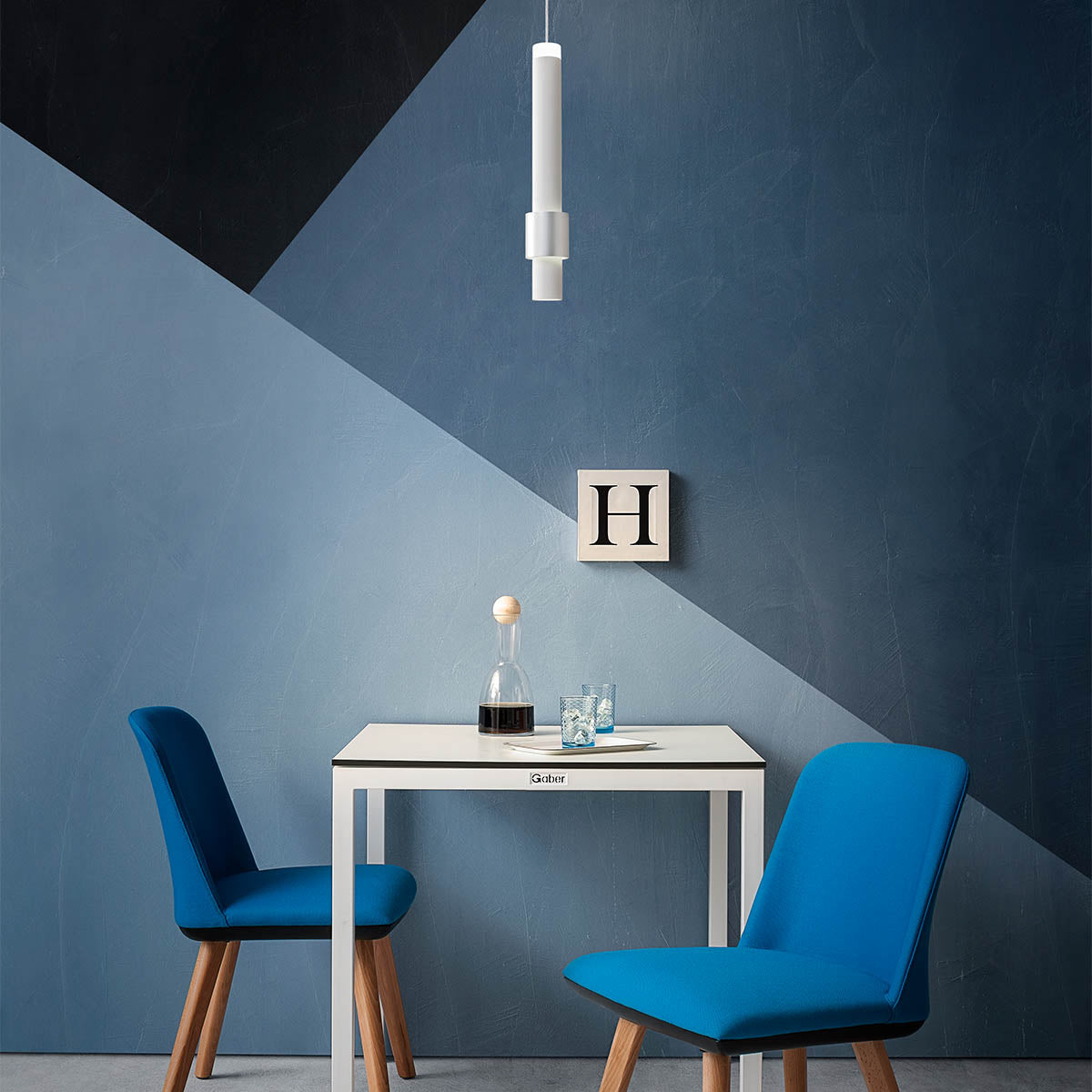 Lustra suspendata LED Tycon, alb mat, 6W, 528lm, 3000K, IP20, Redo, 01-1992