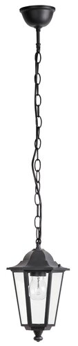 Lustra suspendata exterior Velence, negru, 1 x E27, IP43, Rabalux, 8208