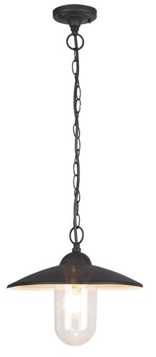 Lustra suspendata exterior Vigo, negru mat, 1 x E27, IP44, Rabalux, 8687