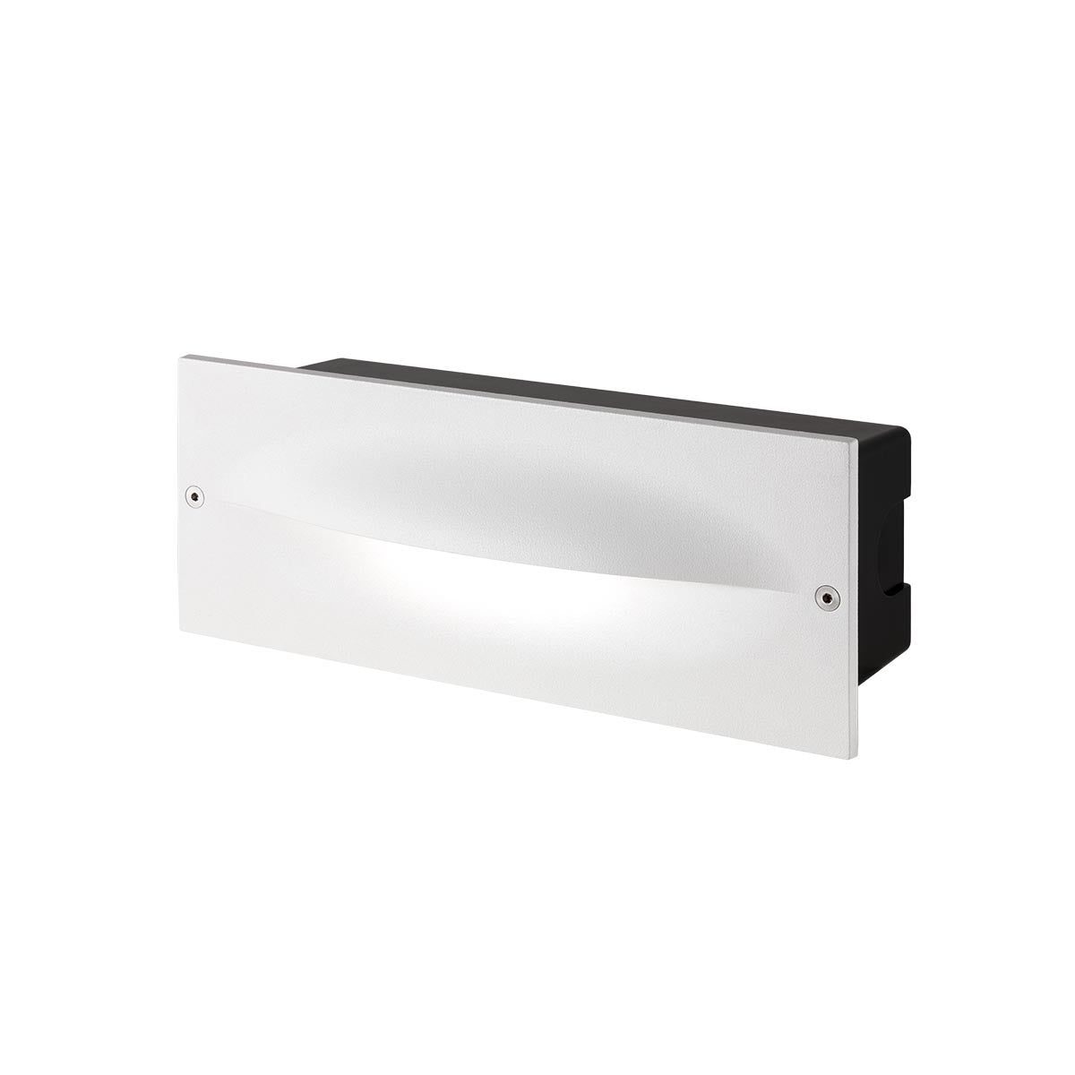 Aplica LED exterior incastrabila Tampa, alb mat, 10W, 1028lm, 3000K, IP54, Redo, 90009