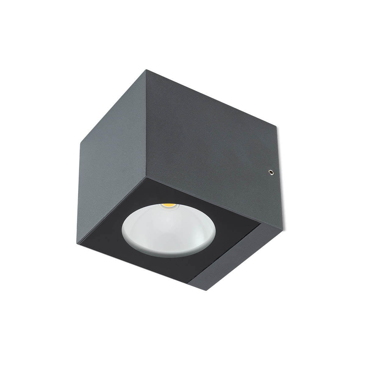 Aplica LED exterior Teko, gri inchis, 12W, 1332lm, 3000K, IP65, Redo, 90101