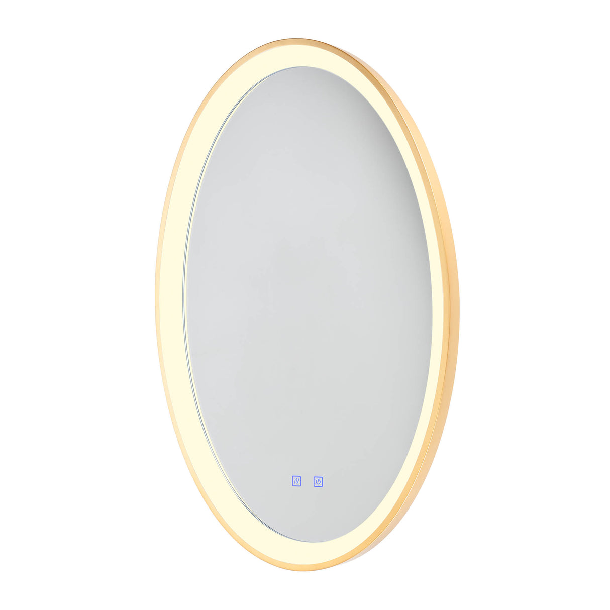 Oglinda LED Vanity, auriu mat, 36W, 2972lm, 3000K/4000K/6000K, H.80cm, IP44, Redo, 01-3822
