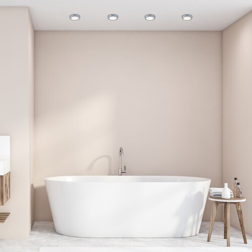 Plafoniera LED Coco, argintiu, 3W, 230lm, 4000K, IP20, Rabalux, 5275