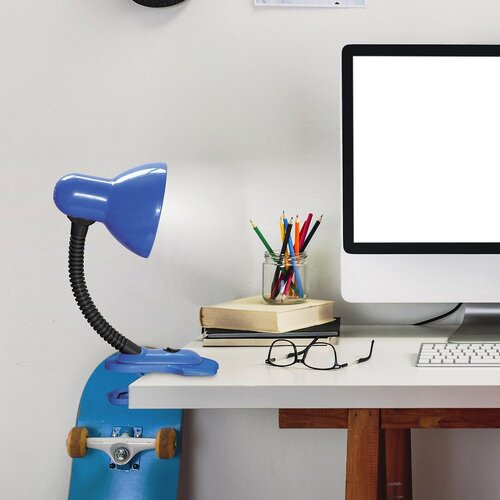 Veioza birou Dennis, albastru, 1xE27, Rabalux 4260