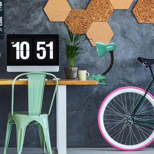 Veioza birou Dennis, verde, 1xE27, Rabalux 4257