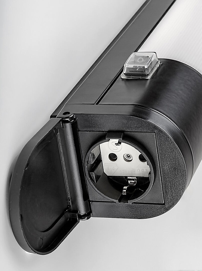 Aplica Duddu, negru, 1020lm, LED 17W, 4000K, Rabalux 78029