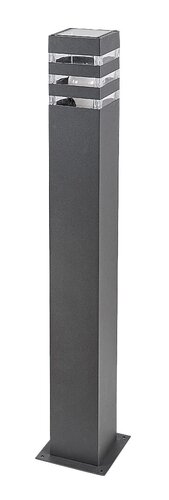 Stalp exterior Ankara, antracit, 1 x E27, H.74cm, IP44, Rabalux, 7380