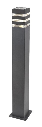 Stalp exterior Ankara, antracit, 1 x E27, H.74cm, IP44, Rabalux, 7380