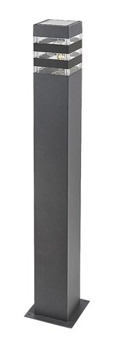 Stalp exterior Ankara, antracit, 1 x E27, H.74cm, IP44, Rabalux, 7380