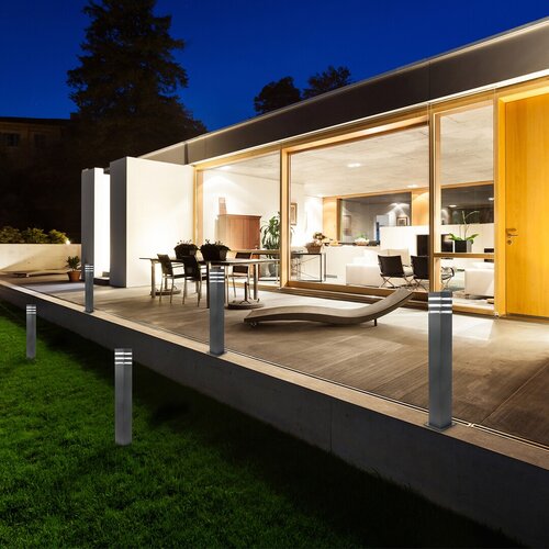 Stalp exterior Ankara, antracit, 1 x E27, H.74cm, IP44, Rabalux, 7380