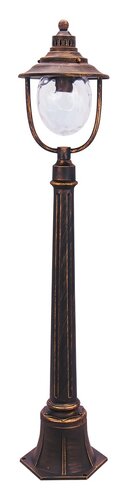 Stalp exterior Barcelona, auriu antic, 1 x E27, H.108cm, IP43, Rabalux, 8679