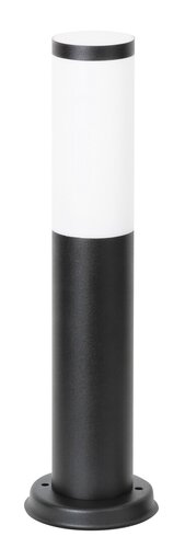 Stalp exterior Black torch, negru mat, E27 1x 25W, Rabalux 8147