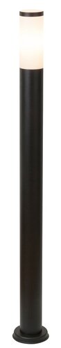 Stalp exterior Black torch, negru mat, E27 1x 25W, Rabalux 8148