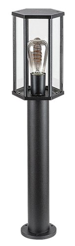 Stalp exterior Dubrovnik, negru mat, 1 x E27, H.65cm, IP44, Rabalux, 7240