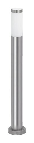 Stalp exterior Inox torch, crom satin, 1 x E27, H.65cm, IP44, Rabalux, 8264