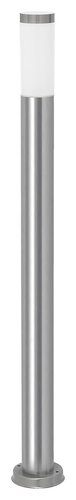 Stalp exterior Inox torch, crom satin, 1 x E27, H.110cm, IP44, Rabalux, 8265