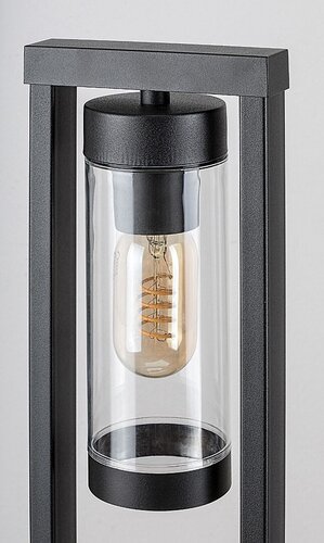 Stalp exterior Kolta, negru mat, 1 x E27, H.80cm, IP44, Rabalux, 7387