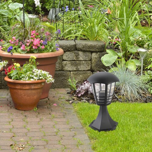 Stalp exterior Marseille, negru, 1 x E27, H.29.7cm, IP44, Rabalux, 8619