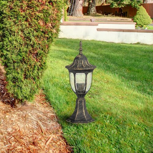 Stalp exterior Milano, auriu antic, 1 x E27, H.43cm, IP43, Rabalux, 8373