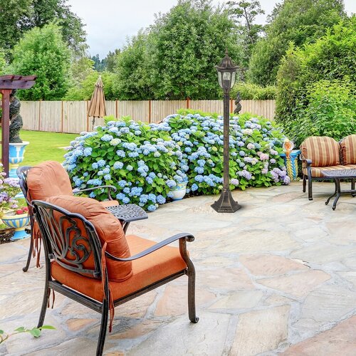 Stalp exterior Milano, auriu antic, 1 x E27, H.102cm, IP43, Rabalux, 8375