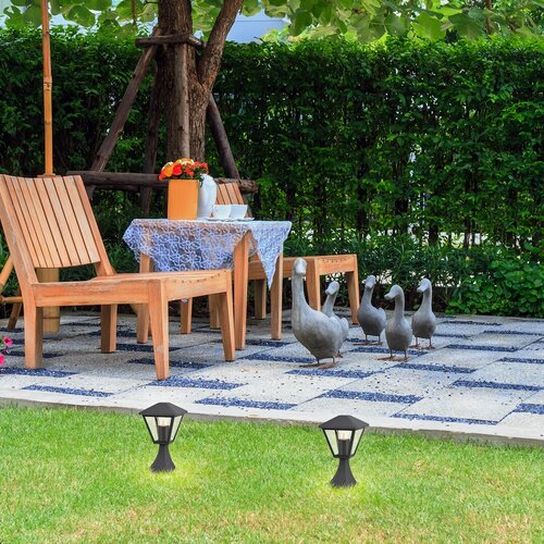 Stalp exterior Paravento, negru, 1 x E27, H.29cm, IP44, Rabalux, 7148