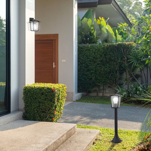 Stalp exterior Taverna, negru, 1 x E27, H.60cm, IP44, Rabalux, 7128