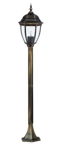 Stalp exterior Toronto, auriu antic, 1 x E27, H.113cm, IP44, Rabalux, 8385