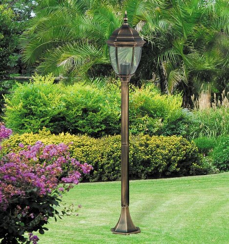 Stalp exterior Toronto, auriu antic, 1 x E27, H.113cm, IP44, Rabalux, 8385